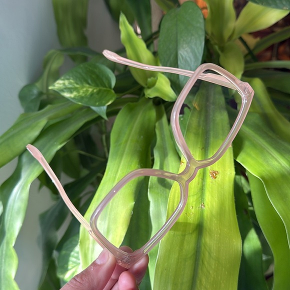 Fashion glasses no prescription glasses fashion stylish pink glasses cute - Picture 6 of 9